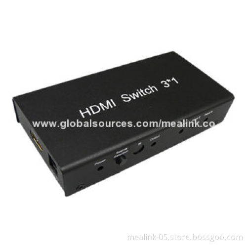 3 x 1 HDMI Switcher (YL0301) with Smart Function of MemoryNew